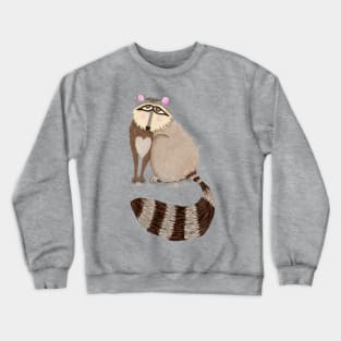 Racoon Eyes Crewneck Sweatshirt